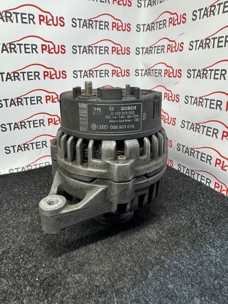 Генератор AUDI A4 B5  A6 C5  VOLKSWAGEN Passat B3 1.6 1.8 quattro  0123310022 0123310022 фото